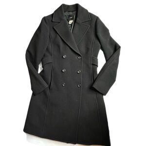 J. Crew Vintage Wool Blend Double Cloth Double Breasted A-line Lady Coat  Belt 2